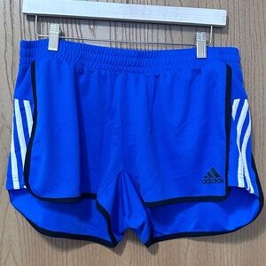 ADIDAS Women's Large blue Drawstring Athletic Shorts
